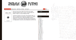 Desktop Screenshot of analeleputnei.ro