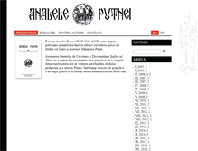 Tablet Screenshot of analeleputnei.ro